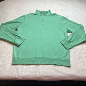 Polo Ralph Lauren Light Green 1/4 Zip Pullover Size Large